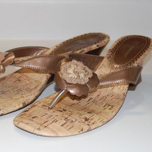 Embellished flip flop/sandal